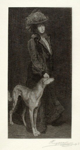 A Portrait (Lady and Dog)