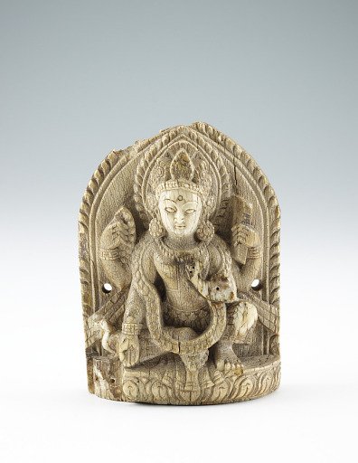 Plaque of Sarasvati (Goddess of Learning and Culture)