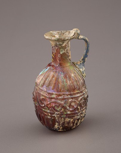 Jar with Tendrial Design