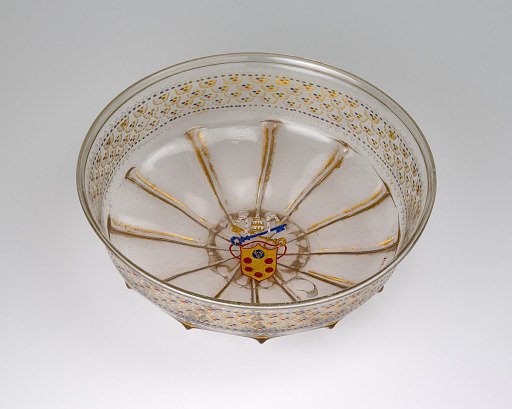 Fragment of a Footed Bowl with Medici Family Arms