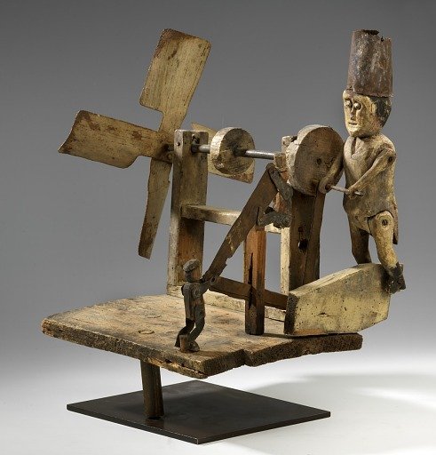 Whirligig with Men Sawing Wood