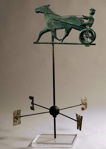 Horse and Sulky Weathervane