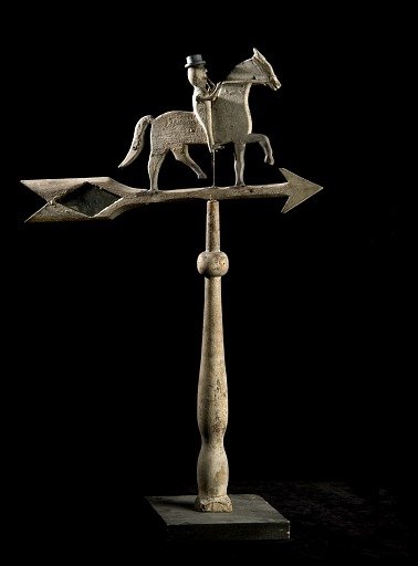 Rider on Prancing Horse Weathervane