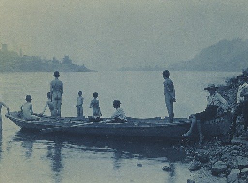 Boys with a Boat, Ohio River, near Wheeling, West Virginia