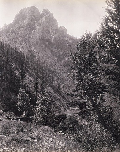 Rock Canyon, near Bozeman (upright), for the Northern Pacific Railroad