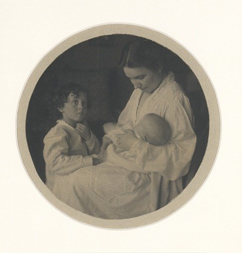 Nancy, Paul (at 3 1/2) and Claire (at 5 months)