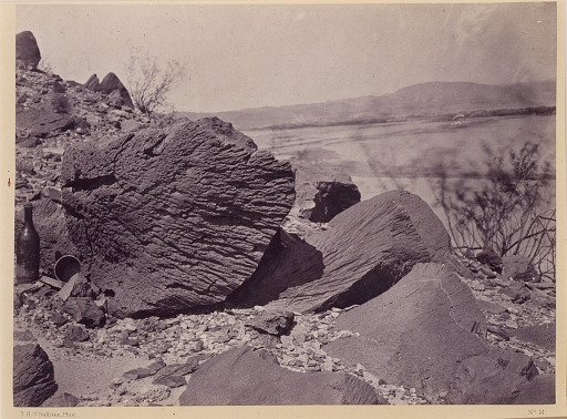 Rock Carved by Drifting Sand, below Fortification Rock, Arizona