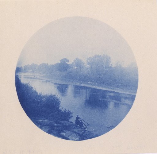 [View of a Stream with Figures]