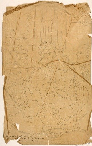 Holy Family (after Annibale Caracci)