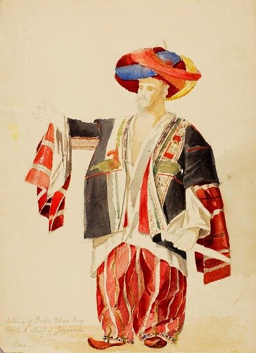 Costume of Beder Khan Bey