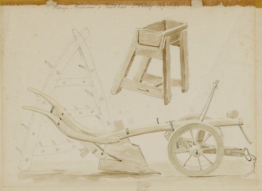 Plough, Harrow and Feed-box, St. Valery