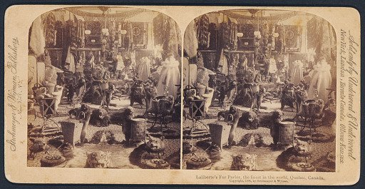 Laliberte's Fur Parlor, the Finest in the World, Quebec, Canada