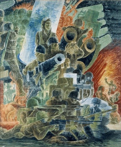 War (mural study, War Department building, Washington, D.C.)