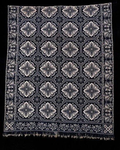 Reversible Jacquard Coverlet