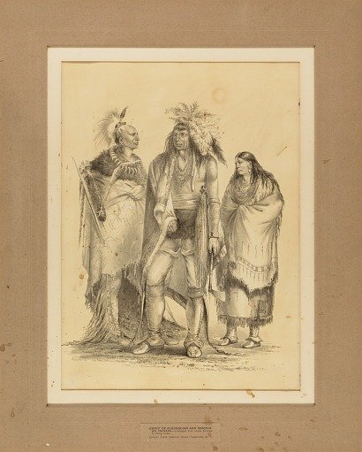 Group of Algonquian and Iroquoian Indian--no. 1