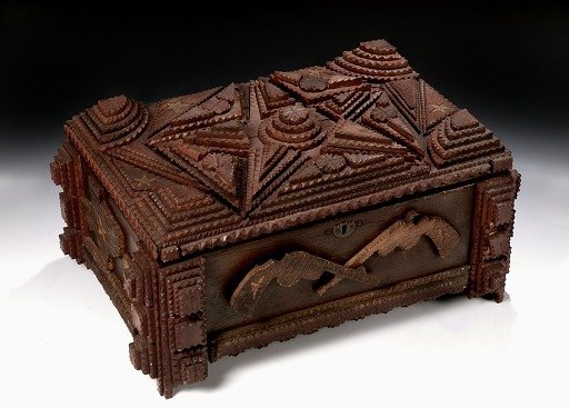 Texas Tramp Art Box