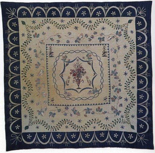 Appliqued Quilt (Center Medallion)