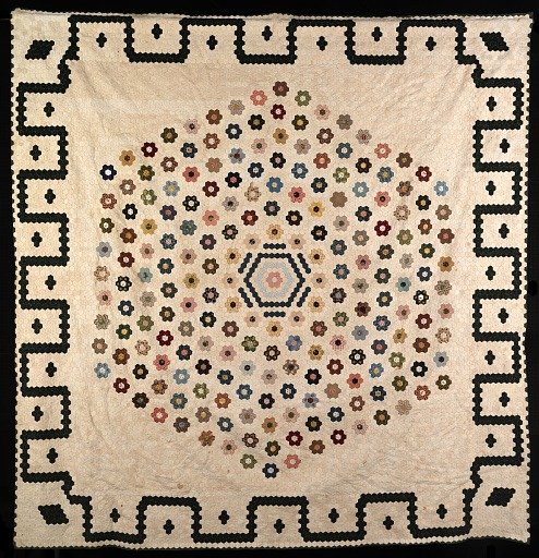 Pieced Bedcover (Honeycomb)