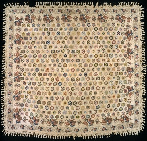 Desel, Pieced Bedcover (Honeycomb)