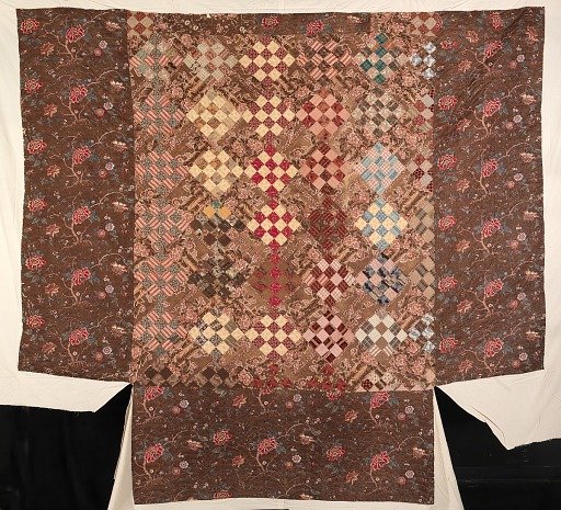 Pieced Quilt (Sixteen Patch on Point)