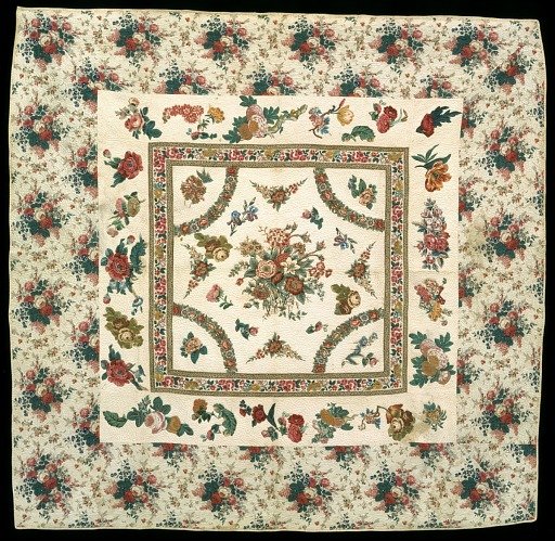 Appliqued Quilt (Center Medallion)
