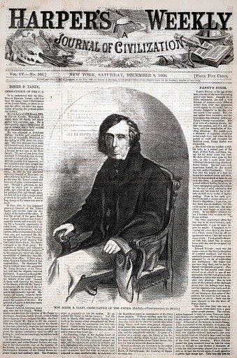 Hon. Roger B. Taney, Chief-Justice of the United States, from Harper's Weekly, December 8, 1860