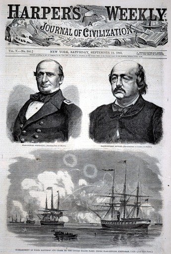 Flag-Officer Stringham, from Harper's Weekly, September 14, 1861