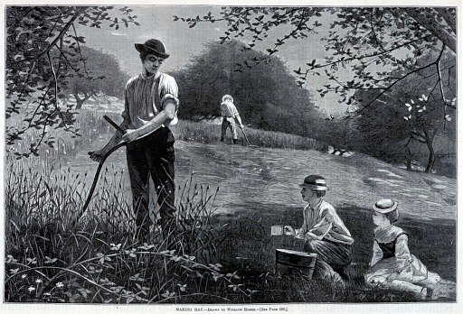 Making Hay, from Harper's Weekly, July 6, 1872
