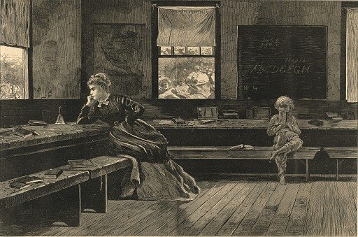 The Noon Recess, from Harper's Weekly, June 28, 1873