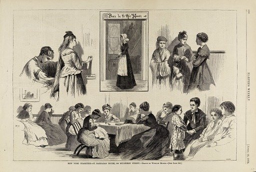 New York Charities--St. Barnabas House, from Harper's Weekly, April 18, 1874