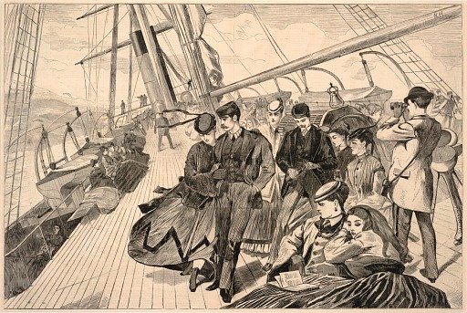 Homeward Bound, from Harper's Weekly, December 21, 1867