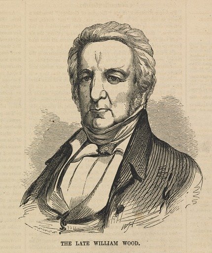 The Late William Wood, from Ballou's Pictorial Drawing-Room Companion, September 19, 1857