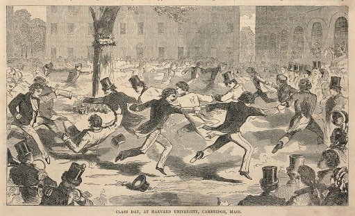 Class Day, at Harvard University, Cambridge, Mass., from Ballou's Pictorial Drawing-Room Companion, July 3, 1858