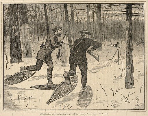 Deer-Stalking in the Adirondacks in Winter, from Every Saturday, A Journal of Choice Reading, January 21, 1871