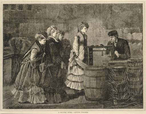 A Country Store--Getting Weighed, from Every Saturday: A Journal of Choice Reading, March 25, 1871