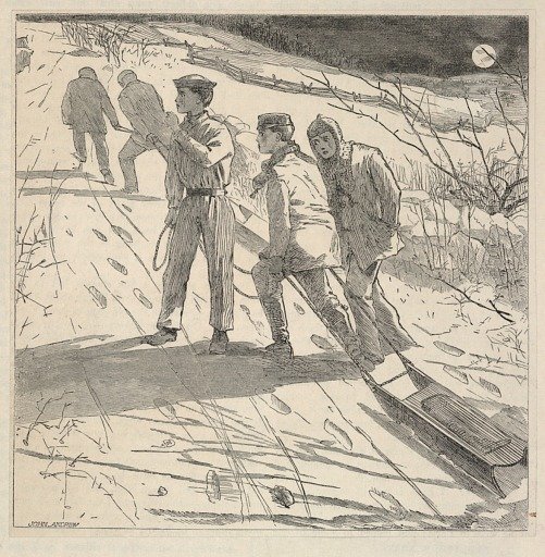 The Midnight Coast, from The Riverside Magazine for Young People, January 1867