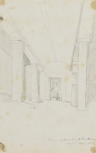 Interior of Excavations at Beni Hassan, Egypt