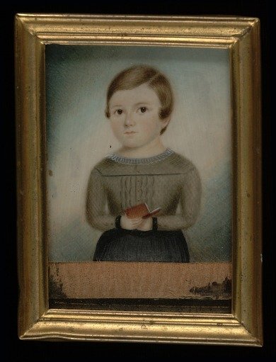 Child Holding a Book