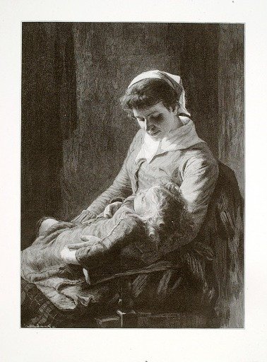 Mother and Sleeping Child