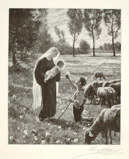 Mary Meets a Shepherd Boy
