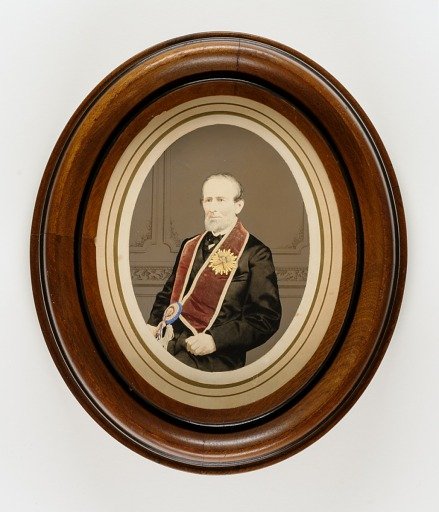 Gentleman in Masonic Collar