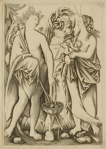 Two Figures with Baby