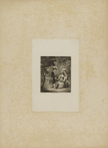 Man and Woman in Garden
