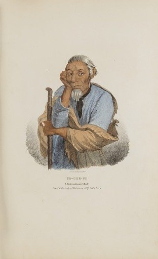 PE-CHE-CO; A Pottowattomie Chief, from The Aboriginal Portfolio