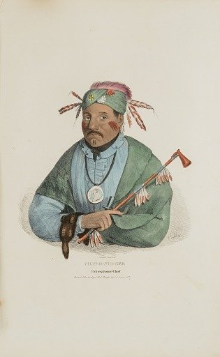 CHAT-O-MIS-SEE; Pottowattomie Chief, from The Aboriginal Portfolio