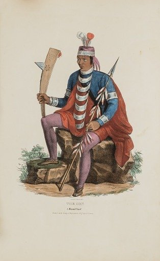 RICHARDVILLE; A Miami Chief, from The Aboriginal Portfolio