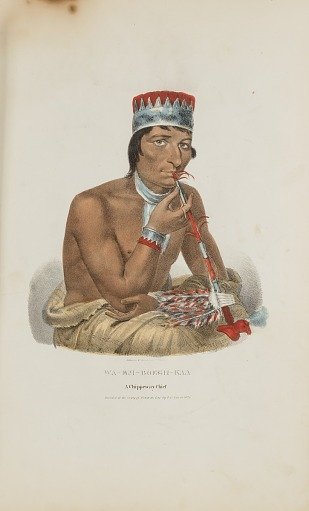 WA-EM-BOESH-KAA; A Chippeway Chief, from The Aboriginal Portfolio
