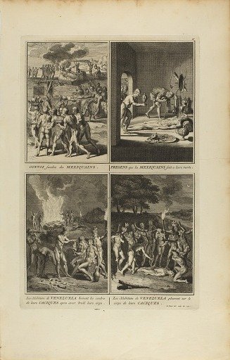 Convoi Funèbres des Mexiquains/Presens que les Mexiquains...les Habitans de Venezuela.../