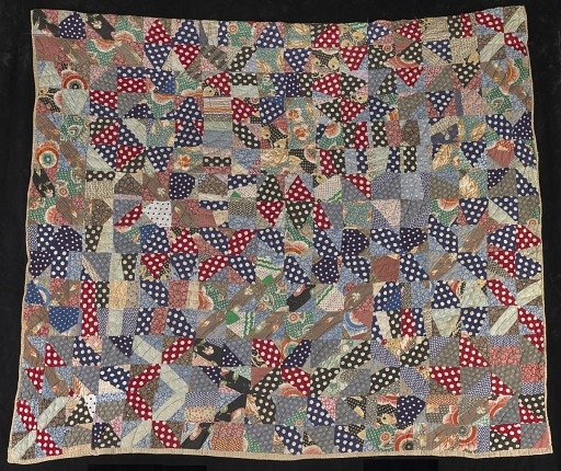 Untitled (String Quilt, Bow Tie Pattern)