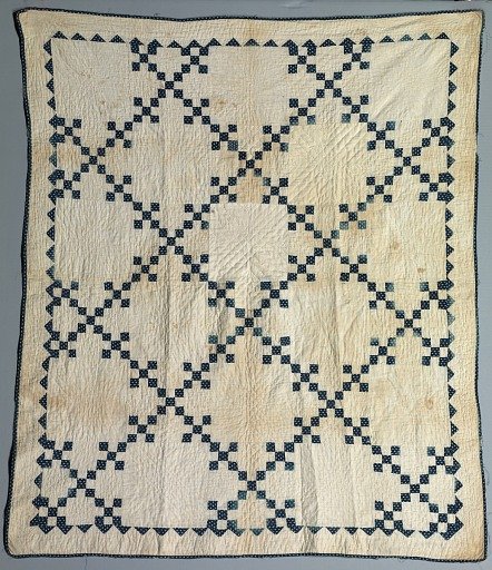 Untitled (Baby quilt, "Double Nine Patch")